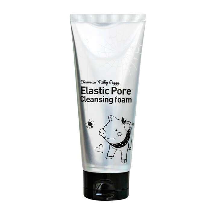 Пенка с древесным углем для очищения и сужения пор Face Care Milky Piggy Elastic Pore Cleansing Foam, ELIZAVECCA 120 мл