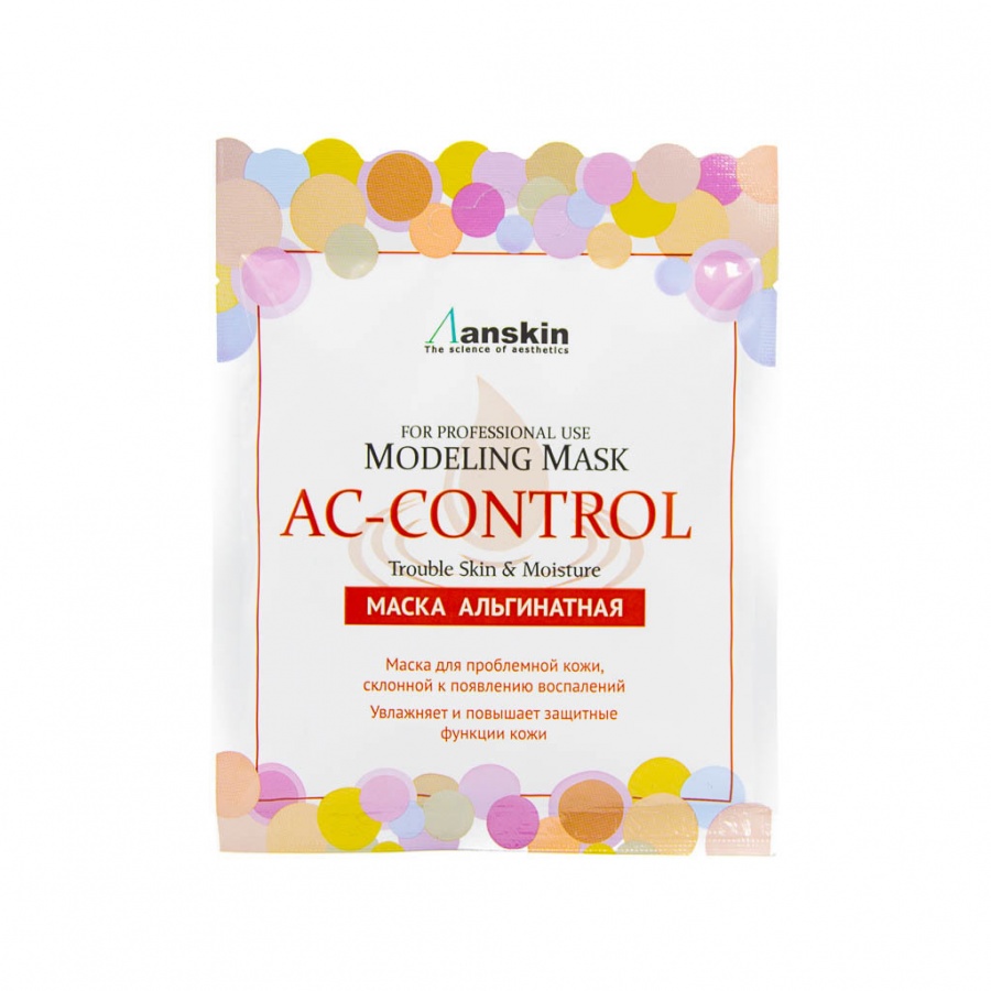 Альгинатная маска для проблемной кожи AC Control Modeling Mask Refill, ANSKIN 25 г (саше)