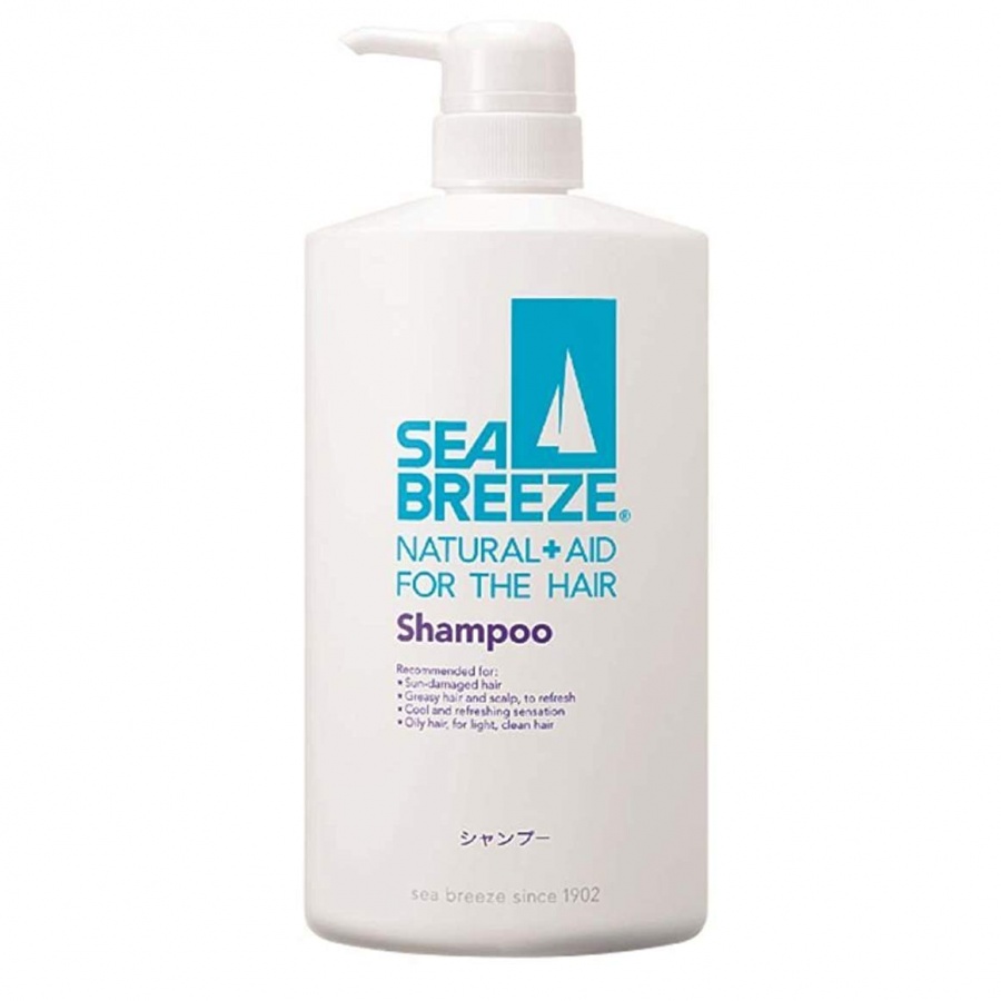 Шампунь для жирной кожи головы и всех типов волос Sea Breeze, SHISEIDO 600 мл