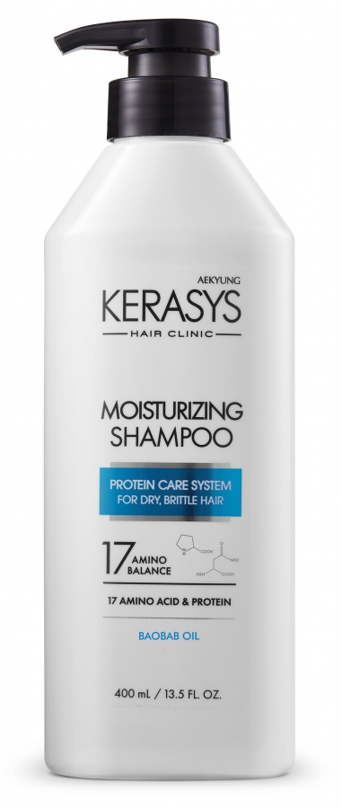 Увлажняющий шампунь для волос Extra-Strength Moisturizing Shampoo, KERASYS   400 мл