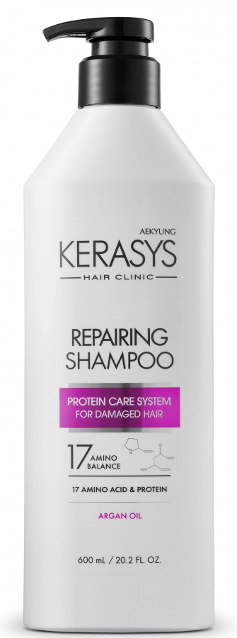 Восстанавливающий шампунь для волос Damage Care Repairing Shampoo, KERASYS   600 мл