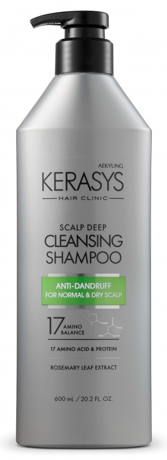 Шампунь для лечения волос Освежающий (уход за сухой и нормальной кожей головы), KERASYS  600 мл