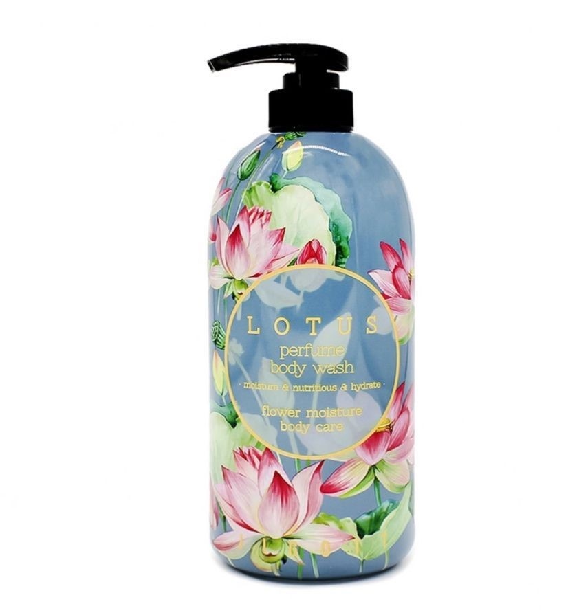 Парфюмированный гель для душа Лотос, Lotus Perfume Body Wash, Jigott, 750 мл