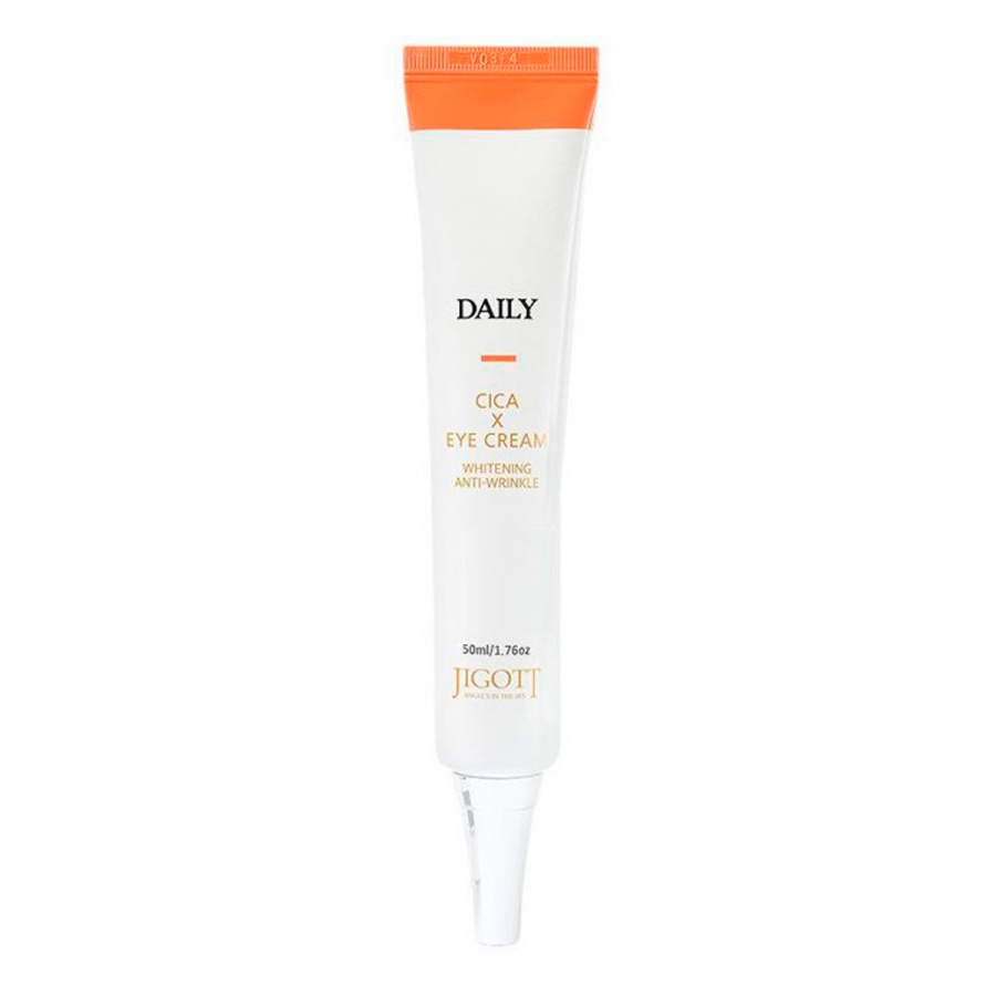 Ежедневный крем для век с экстрактом центеллы азиатской, Daily Real Cica Eye Cream, Jigott, 50 мл 
