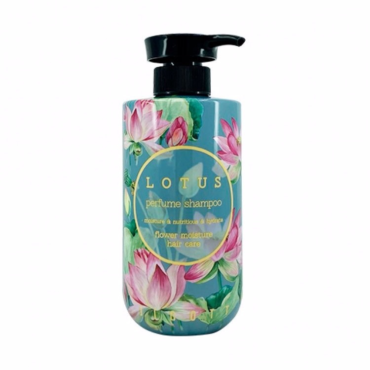 Парфюмированный шампунь для волос Лотос, Lotus Perfume Shampoo, Jigott, 500 мл 