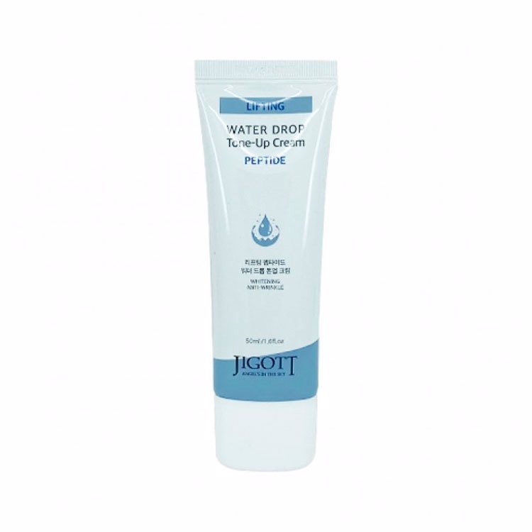 Антивозрастной крем для лица с пептидами, Lifting Peptide Water Drop Tone Up Cream, Jigott, 50 мл 