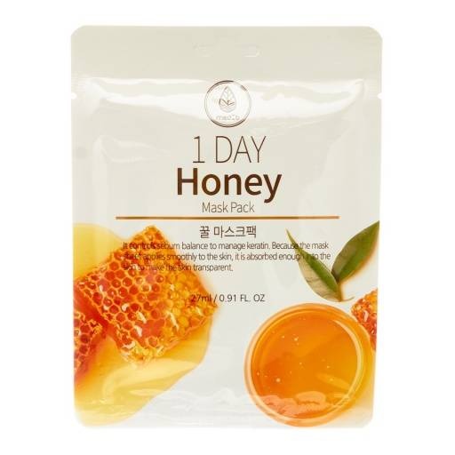 Тканевая маска с мёдом, 1 Day Honey Mask Pack, Med B, 27 мл