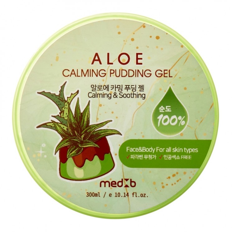 Универсальный успокаивающий гель с экстрактом алоэ, Lavender Healing Pudding Gel, Med B, 300 мл 