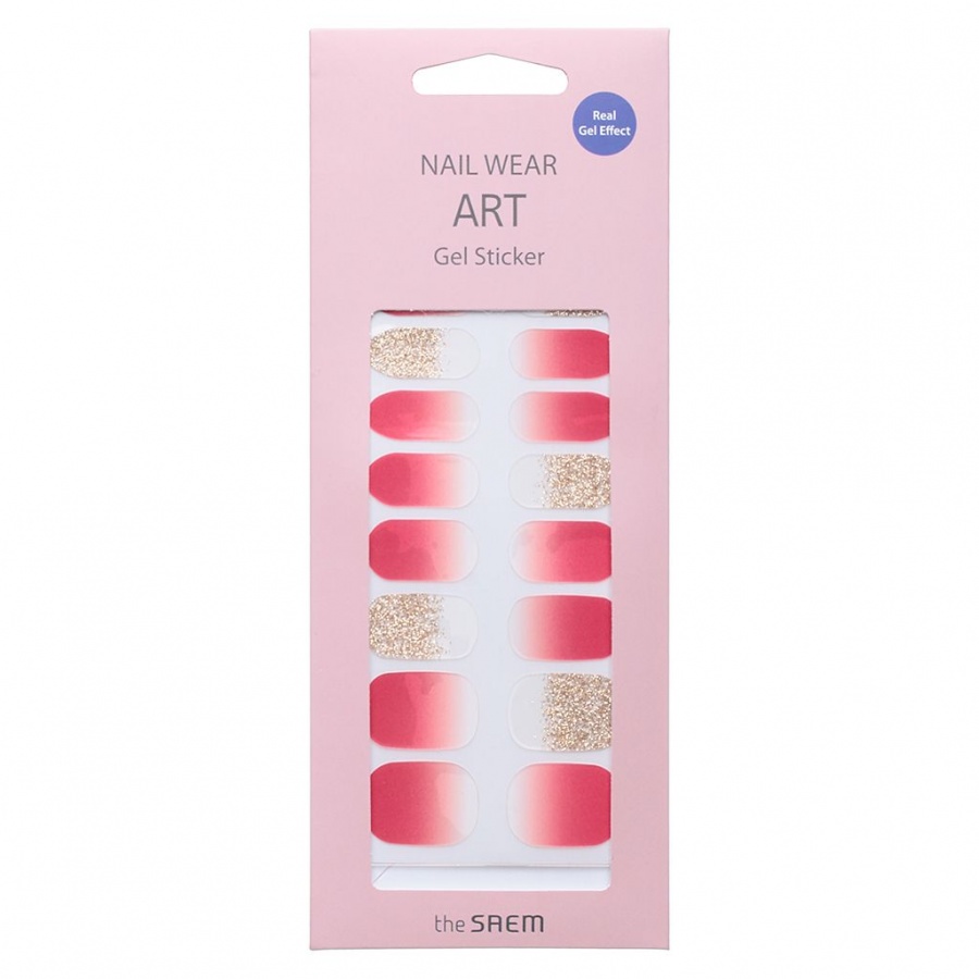 Наклейки для ногтей Nail Wear Art Gel Sticker 02, Saem