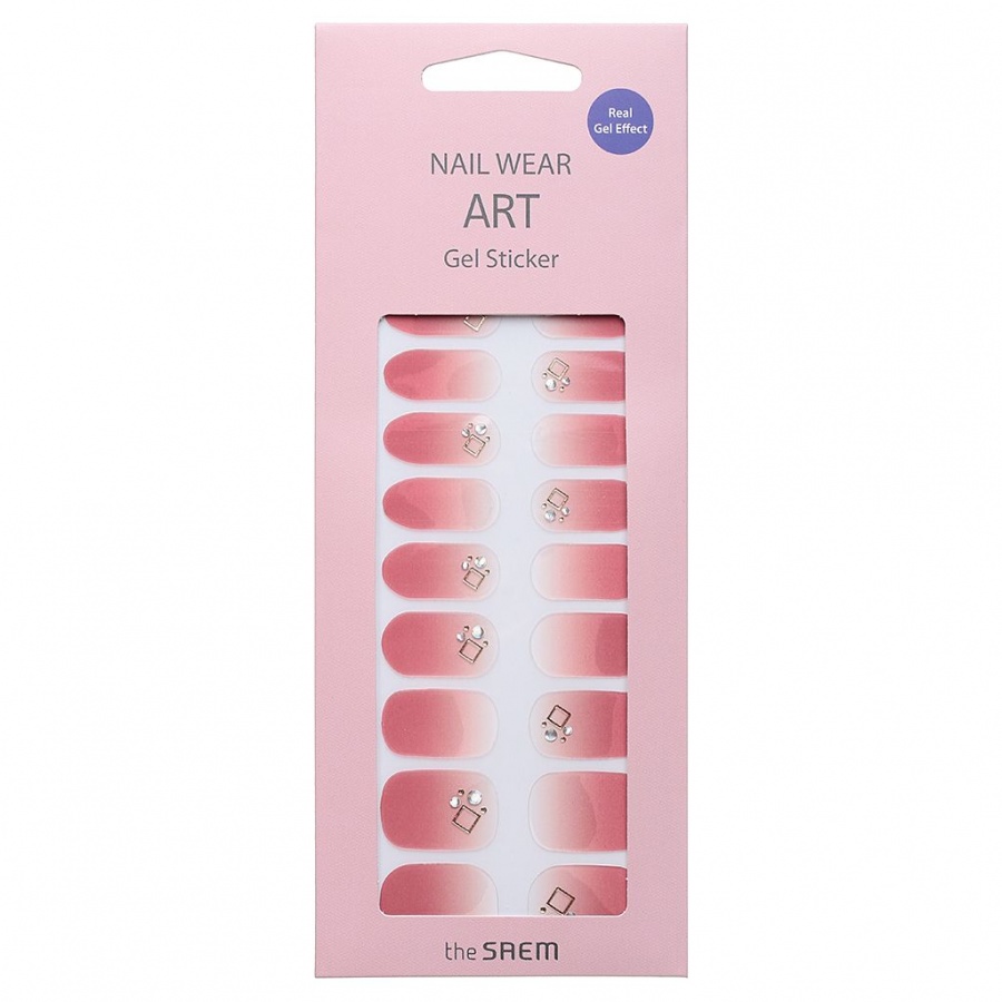 Наклейки для ногтей Nail Wear Art Gel Sticker 03, Saem