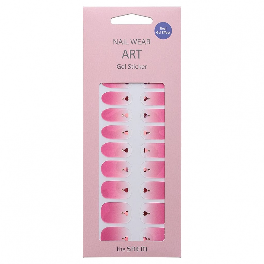 Наклейки для ногтей Nail Wear Art Gel Sticker 04, Saem