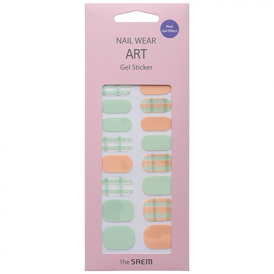 Наклейки для ногтей Nail Wear Art Gel Sticker 09, Saem