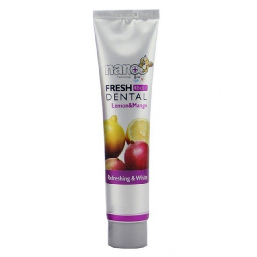 Зубная паста со вкусом лимона и манго Nano Fresh Dental Toothpaste, Hanil 160 мл