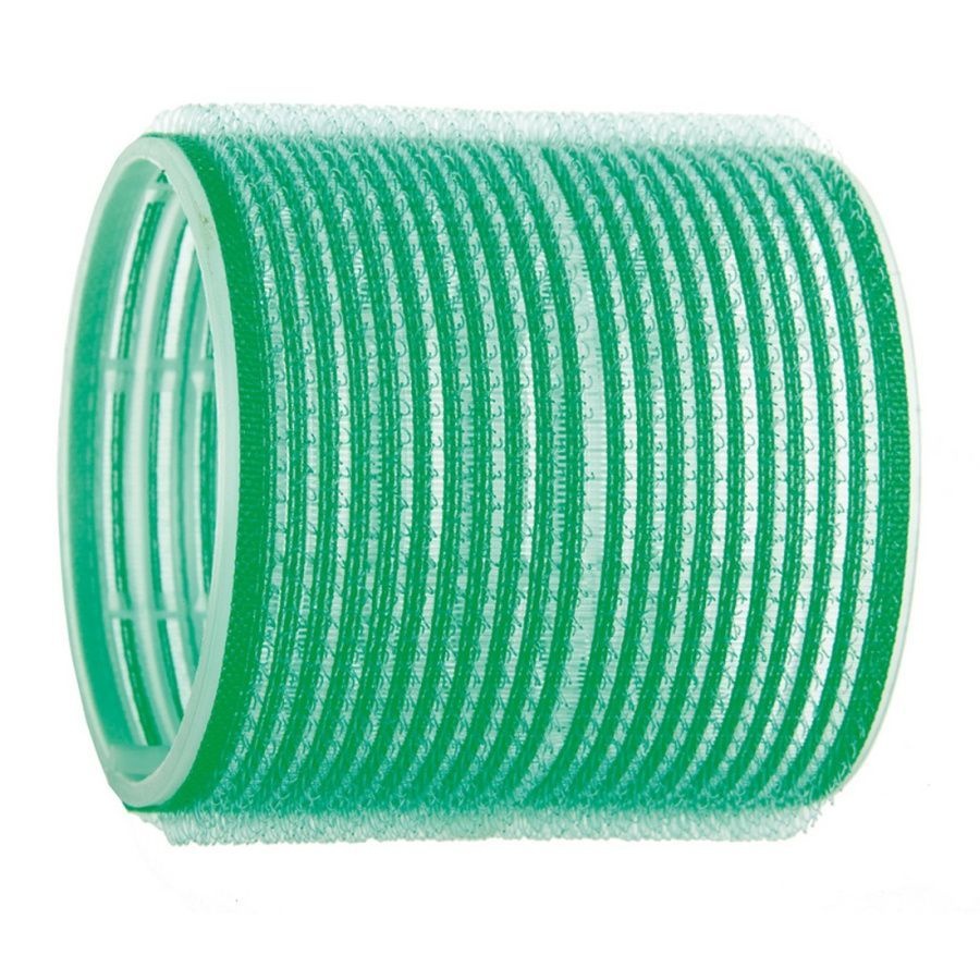 Бигуди-липучки, зеленый, 60 мм, Dewal 6 шт