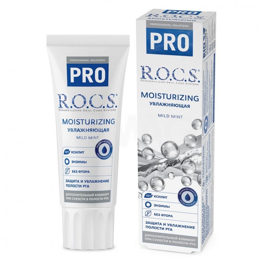 Зубная паста Защита и увлажнение полости рта Pro Moisturizing, Rocs 74 г