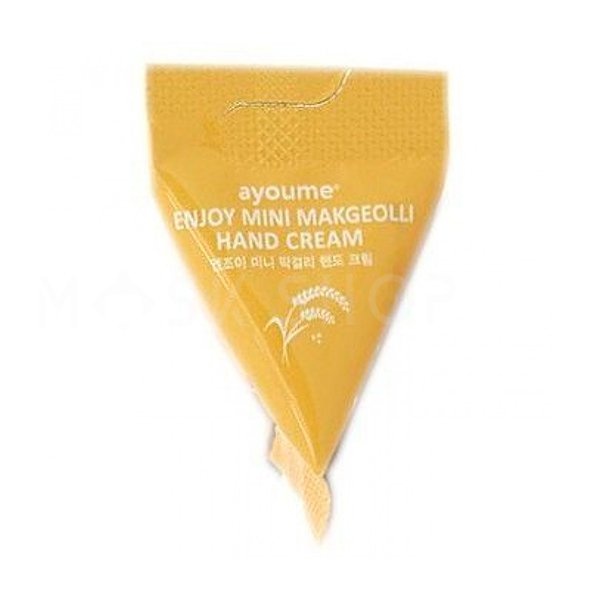 Крем для рук ENJOY MINI MAKGEOLLI HAND CREAM, AYOUME, 1 шт.*3 г