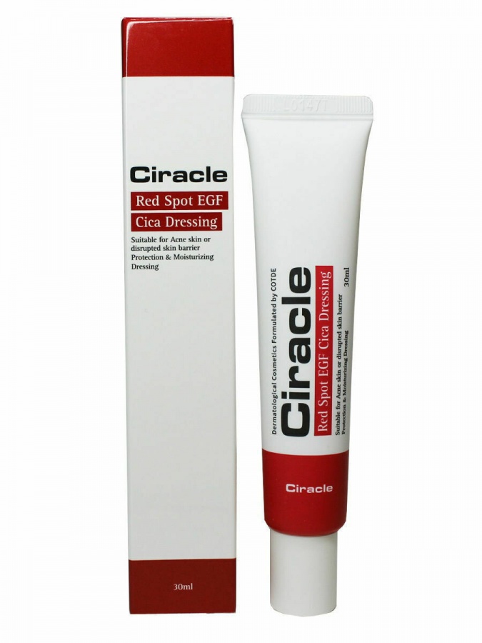 Крем для лица точечный от воспалений Red Spot EGF Cica Dressing, CIRACLE, 30 мл