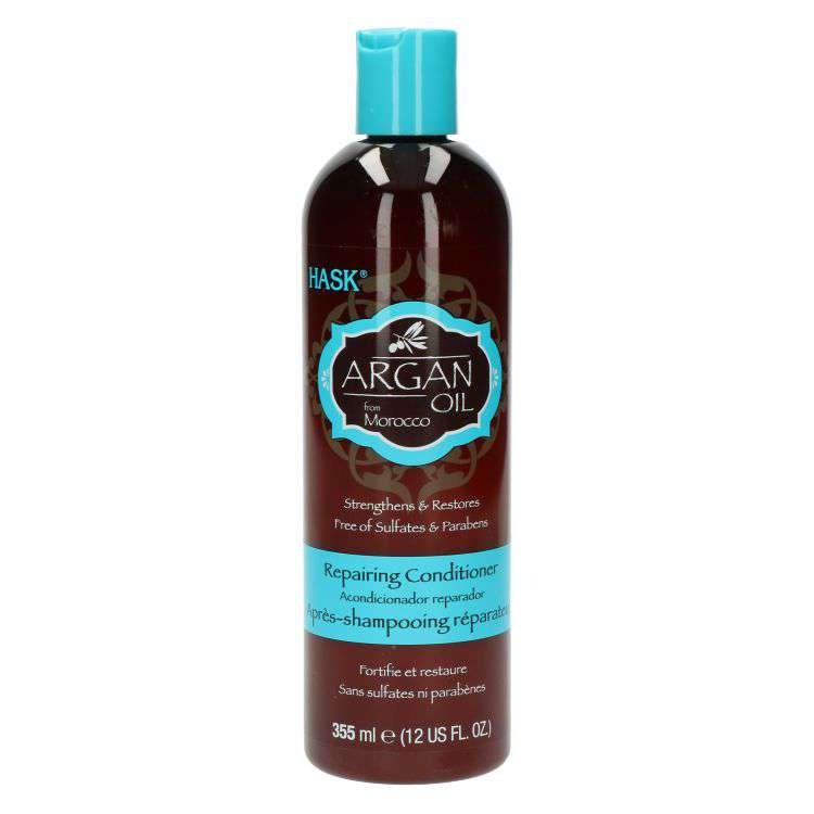 Восстанавливающий кондиционер для волос с Аргановым маслом Argan Oil Repairing Conditioner, Hask 355 мл