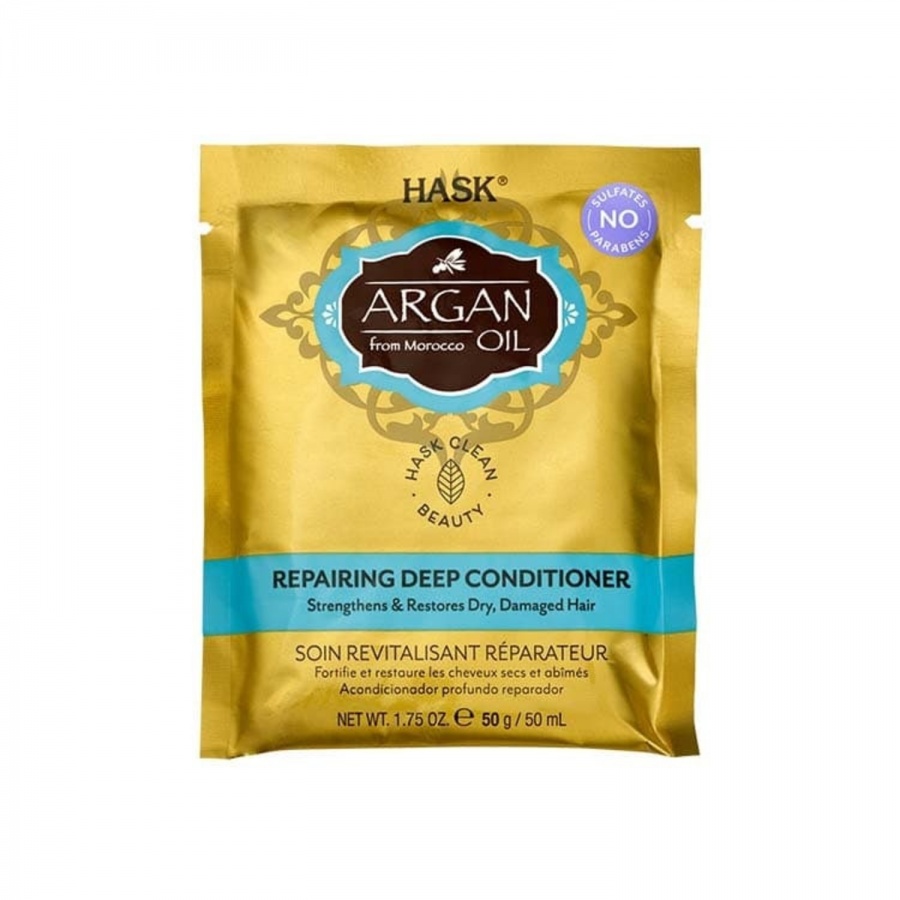 Восстанавливающий кондиционер для волос с Аргановым маслом Argan Oil Repairing Conditioner, Hask 50 мл
