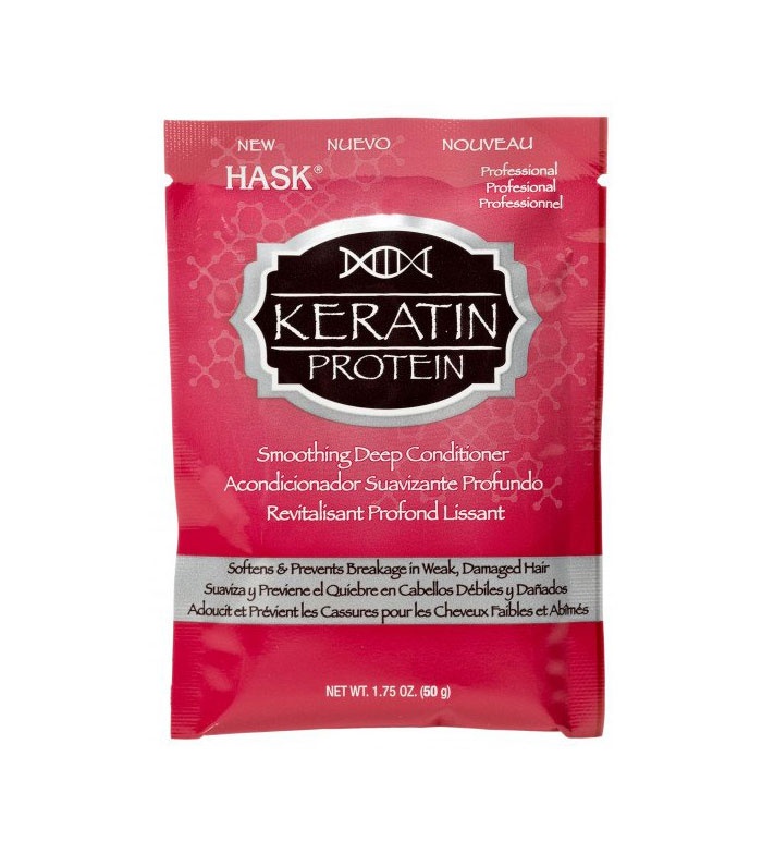 Кондиционер для придания гладкости волосам с протеином кератина Keratin Protein Smoothing Conditioner, Hask 50 мл