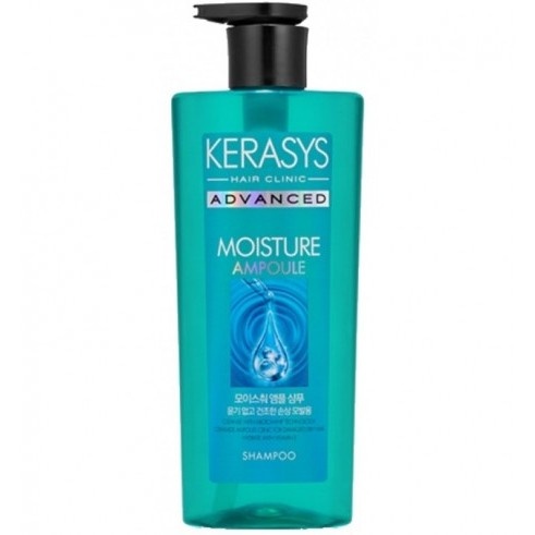 Шампунь ампульный для сухих волос с церамидами Глубокое увлажнение Advanced Moisture Ampoule Aekyung, Kerasys 600 мл