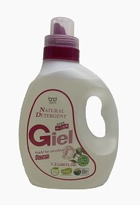 Эко гель для стирки концентрированный для чувствительной кожи с ароматом розы GIEL Super Power Natural Detergent Roses, B&D 1300 мл