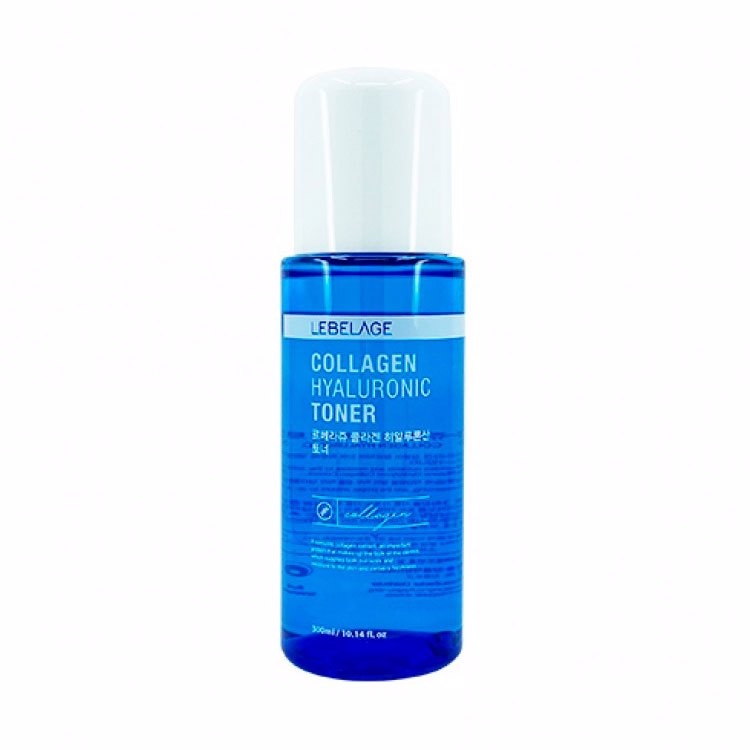 Тонер для лица увлажняющий с гиалуроновой кислотой и коллагеном COLLAGEN HYALURONIC TONER, LEBELAGE, 300 мл
