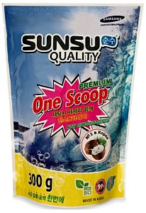 Универсальный пятновыводитель премиального класса One Scoop, Sunsu Quality 300 г (мягкая упаковка)