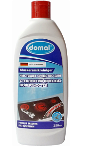 Чистящее средство для стеклокерамических поверхностей с силиконом Glaskeramik Reiniger, Domal 250 мл