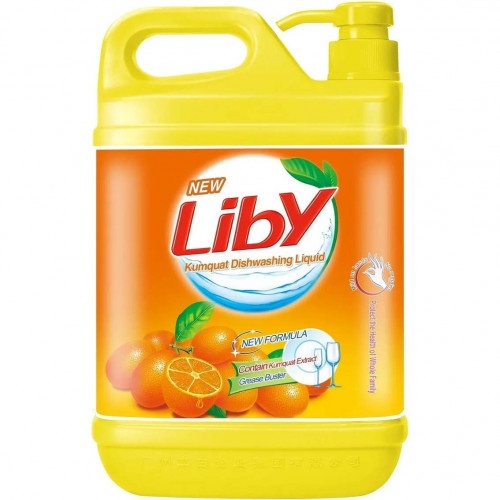 Средство для мытья посуды, овощей и фруктов Апельсин, Liby 1500 г