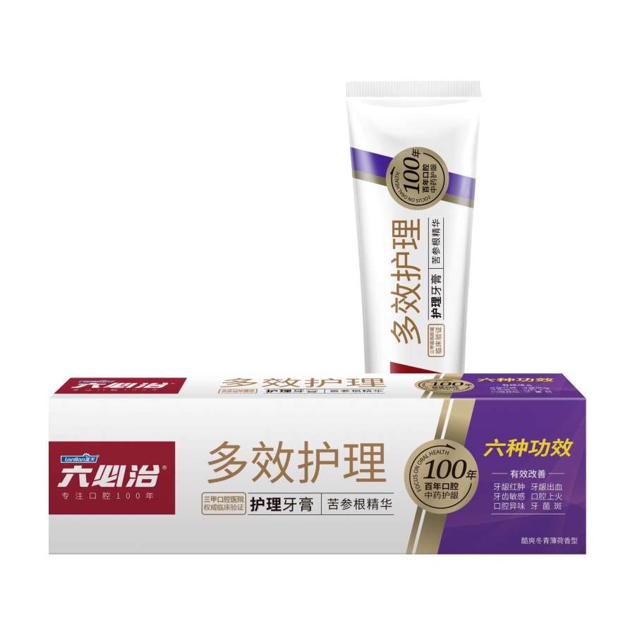 Зубная паста освежающая мята BlueSky Multi-Effect Care, Liby 120 г