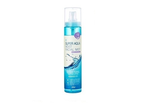 Спрей для лица увлажняющий с гиалуроновой кислотой IOU Super Aqua Moist Facial Mist, Welcos, 120 мл