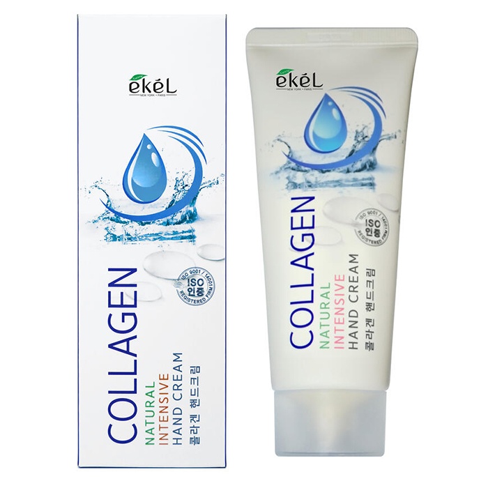 Интенсивный крем для рук с коллагеном Natural Intensive  Hand Cream Collagen, Ekel 100 г