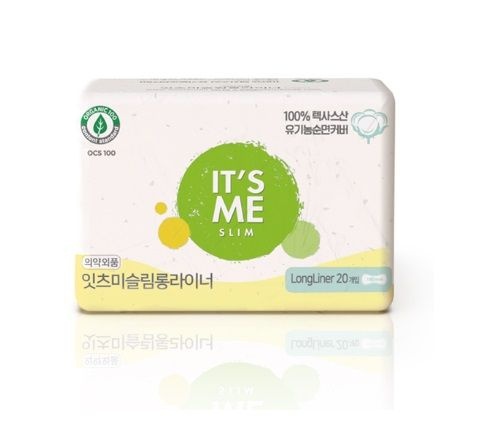 Прокладки женские гигиенические с крылышками, 4 капли Slim organic cotton pads large, It's Me, 10 шт.