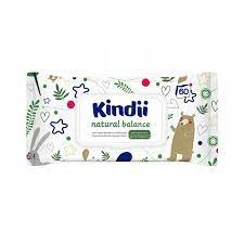 Влажные салфетки с Алое вера для детей Natural Balance, Kindii 60 шт