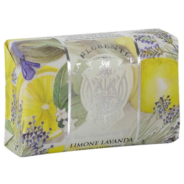 Мыло для рук с экстрактом Лимона и Лаванды Hand Soap Lemon Lavender, La Florentina 200 г