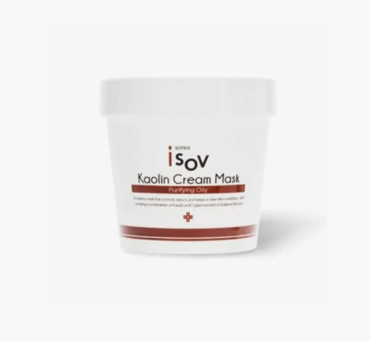 Сливочная маска для жирной и себорейной кожи Kaolin Cream Mask, Isov 200 мл