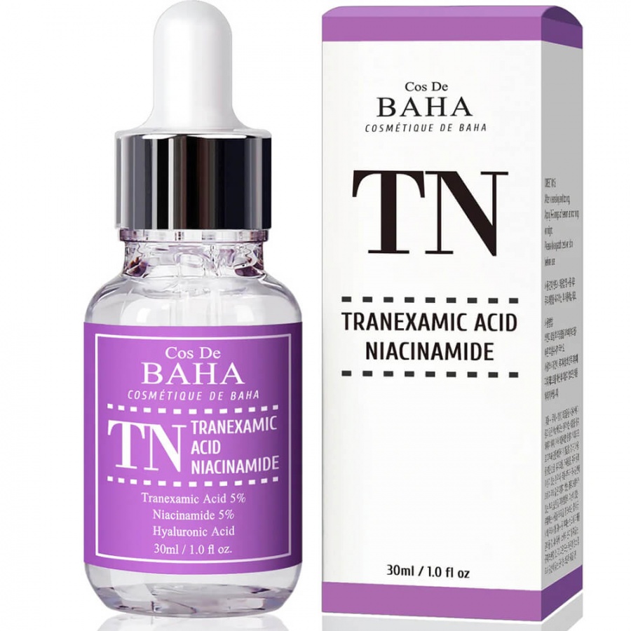 Сыворотка для лица осветляющая с транексамовой кислотой Tranexamic Serum, COS DE BAHA, 30 мл (TN)