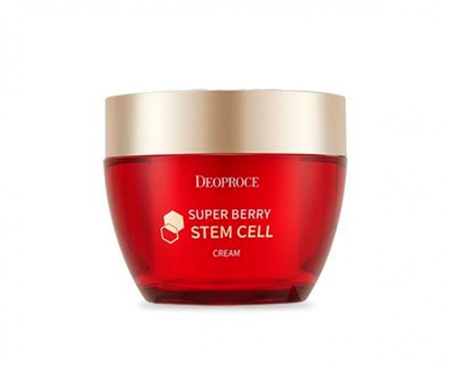 Крем для лица с экстрактом ягод SUPERBERRY STEM CELL CREAM, DEOPROCE, 50 г