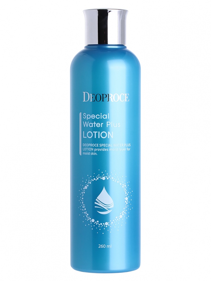 Лосьон для лица увлажняющий на водной основе SPECIAL WATER PLUS LOTION, DEOPROCE, 260 мл