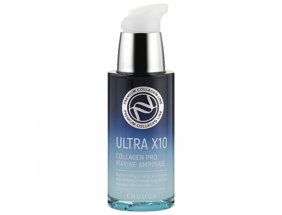 Сыворотка для лица с коллагеном Ultra X10 Collagen Pro Marine Ampoule, Enough, 30 мл