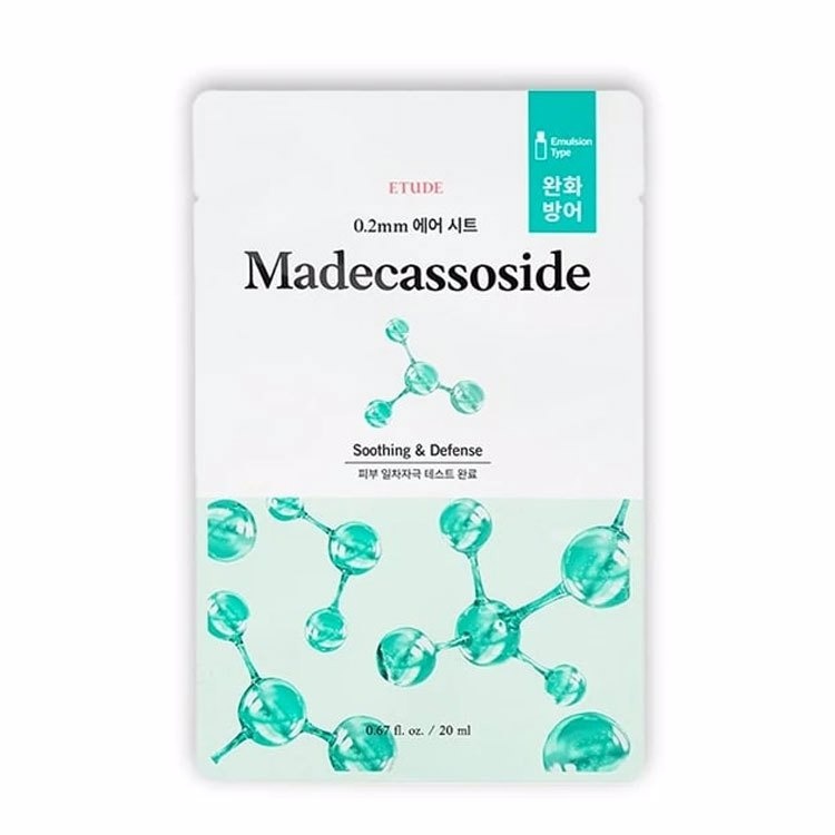 Маска тканевая для лица 0.2AirMask_Madecassoside, Etudehouse, 20 мл