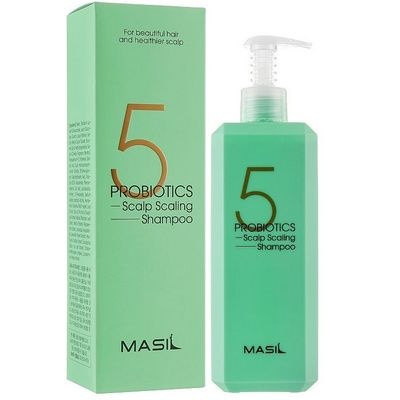 Шампунь с пробиотиками для глубокого очищения и укрепления волос, Masil 500 мл