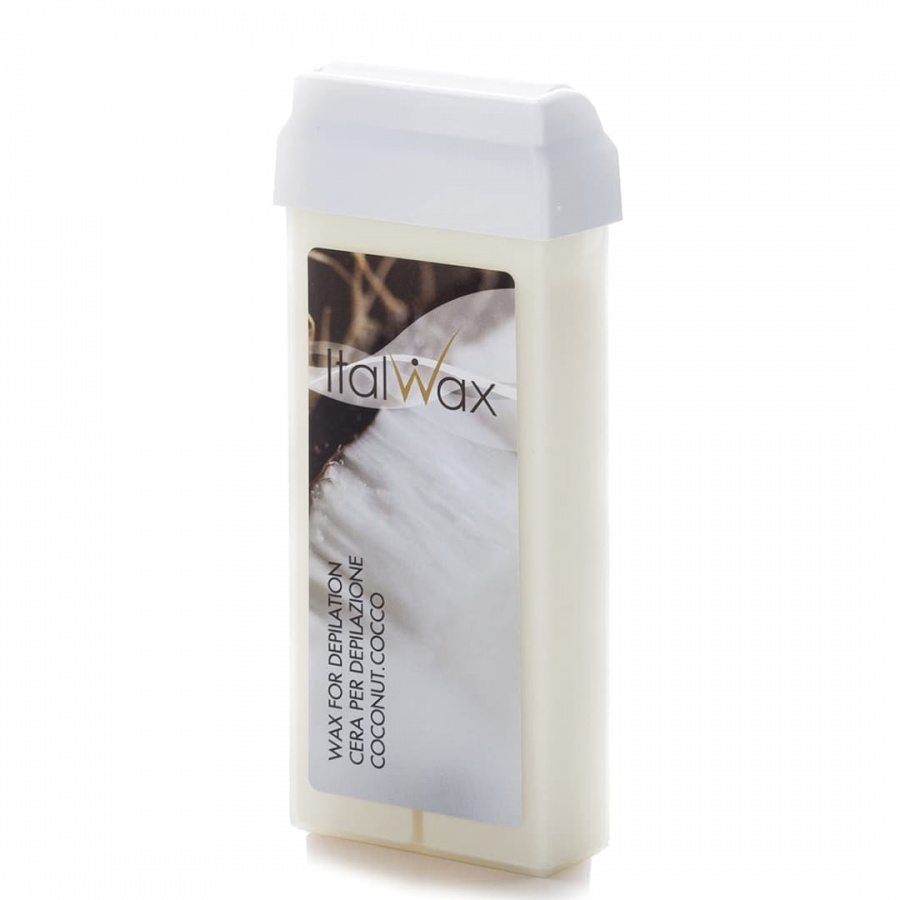 Воск для депиляции White Line Кокос в картридже, ItalWax 100 мл
