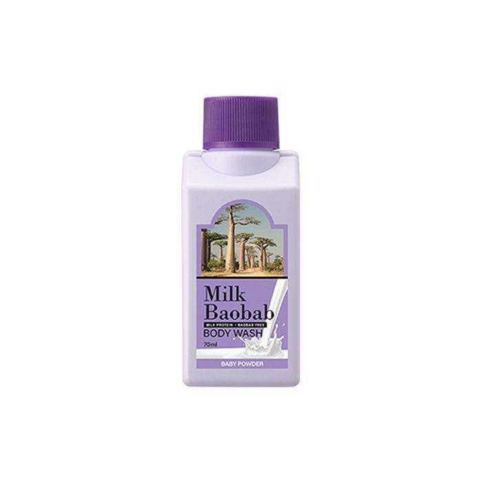 Гель для душа Body Wash Baby Powder Travel Edition, MilkBaobab, 70 мл