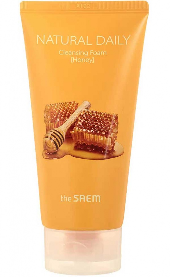Пенка для лица с экстрактом меда Natural Daily Cleansing Foam Honey, THE SAEM, 150 мл
