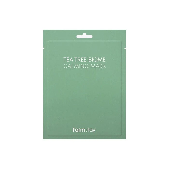 Маска тканевая для лица с экстрактом чайного дерева Tea Tree Biome Calming Mask, FarmStay, 25 мл