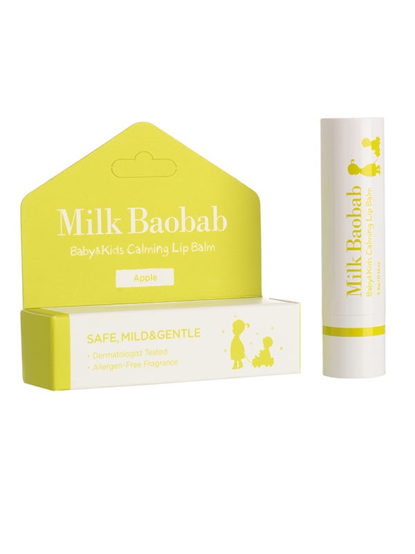 Бальзам для губ детский Baby&Kids Calming Lip Balm Green, MilkBaobab, 3.5 г