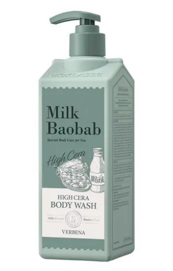 Гель High Cera Body Wash Verbena, MilkBaobab, 500 мл