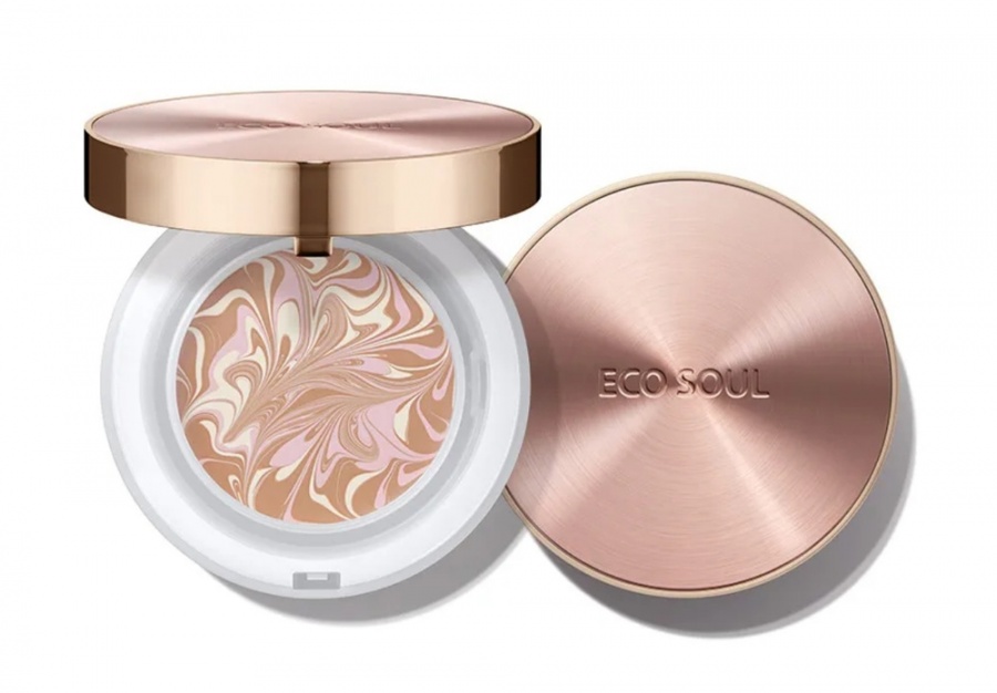 Основа тональная тон 23  Eco Soul Essence Foundation Pact 23 Natural Beige, THE SAEM, 12 г